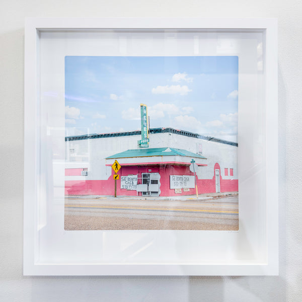 A Different View 20 Limited Edition 1/1, 50x50cm FRAMED in white