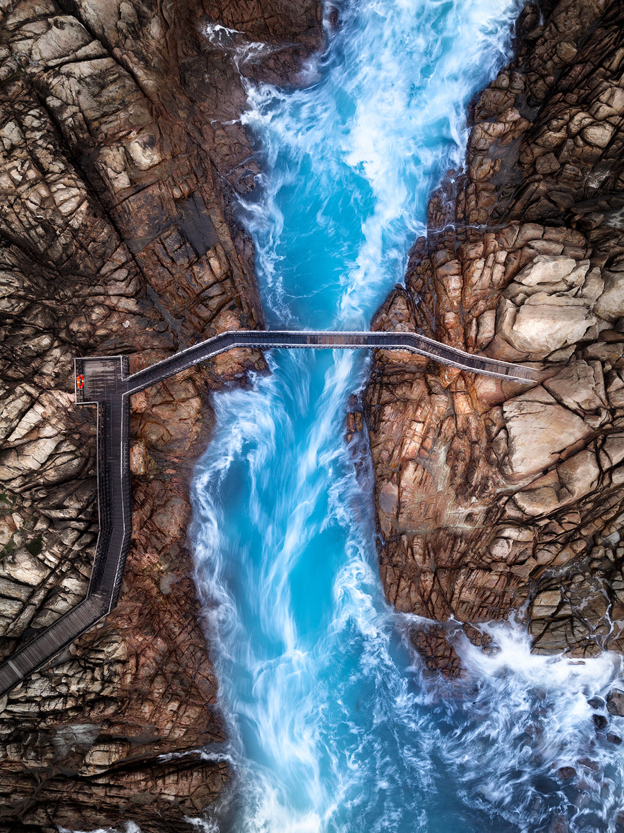 Canal Rocks - LIMITED EDITION 75x100cm framed in black with non-reflective glass