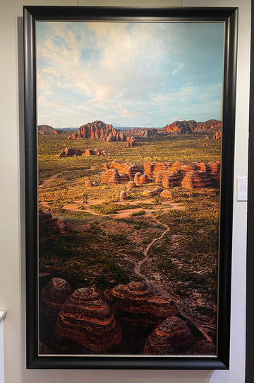 Purnululu National Park limited edition 1/1 Stretched Canvas with a BELLINI frame 110 x 200cm