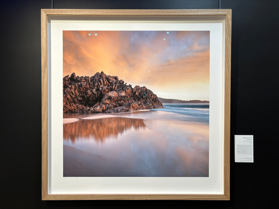 Wyadup Beach, LIMITED EDITION 75x75cm Framed in timber with Ultra Glass