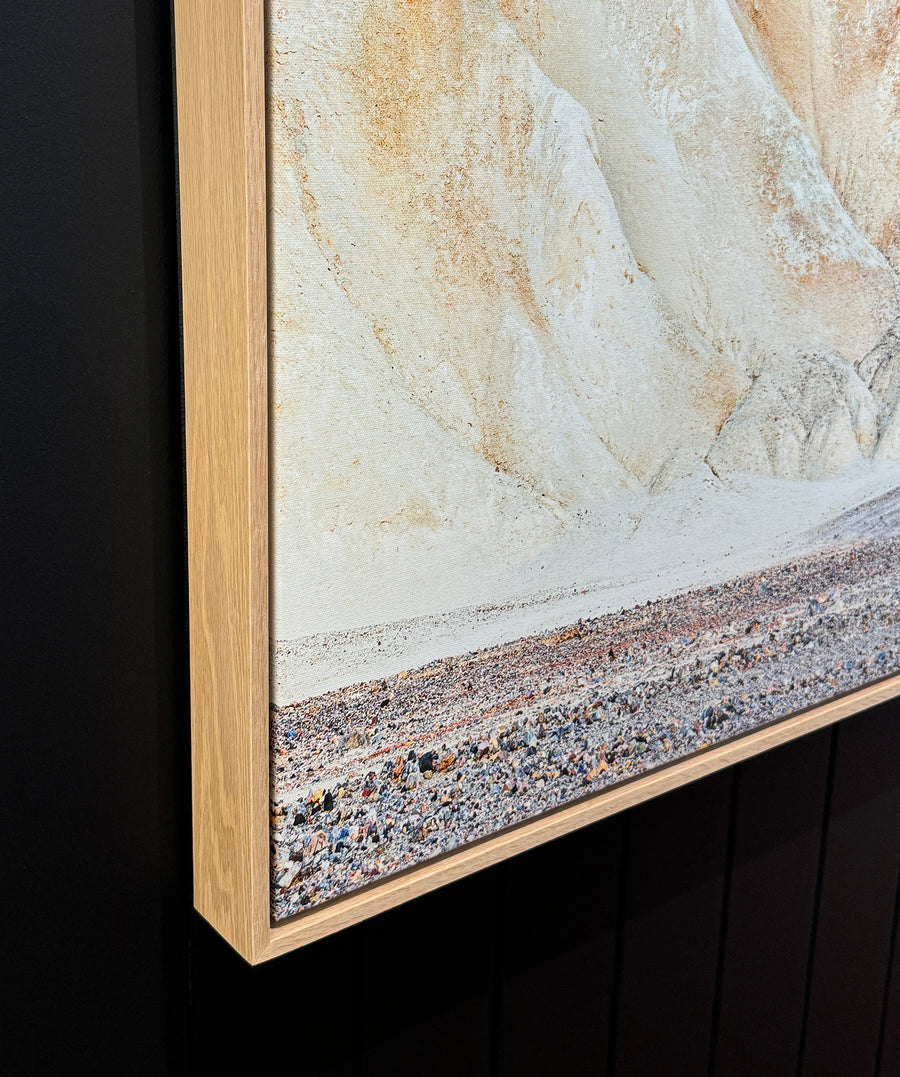 Death Valley USA LIMITED EDITION 1/1 135X135CM FRAMED STRETCHED CANVAS WITH TIMBER SHADOW LINE FRAME