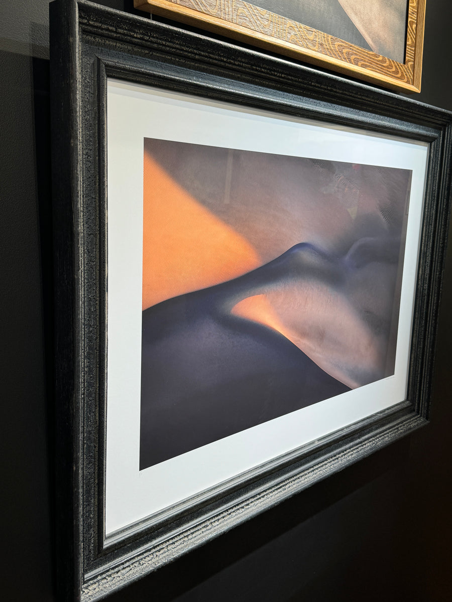 Sand Dunes Limited Edition 1/1 50x80cm Framed In Black With non-reflective glass