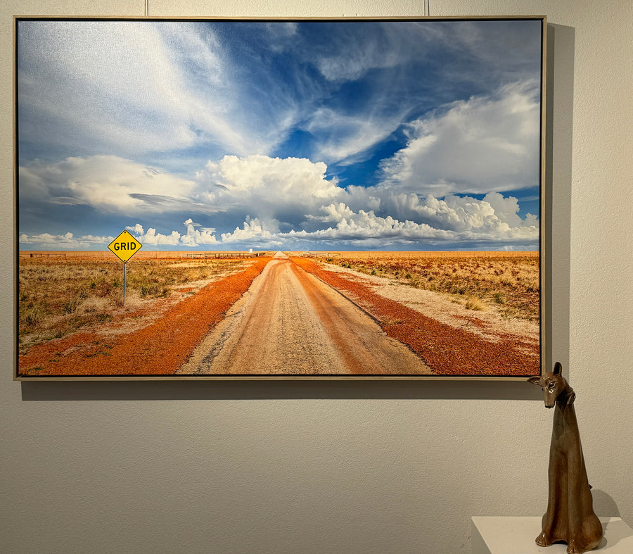 Northern Territory LIMITED EDITION 1/1 80X120CM FRAMED STRETCHED CANVAS WITH TIMBER SHADOW LINE FRAME