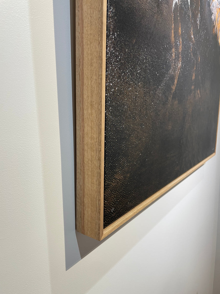 Capel Limited Edition 1/1 -  90x90cm Stretched Canvas with handcrafted Timber Frame