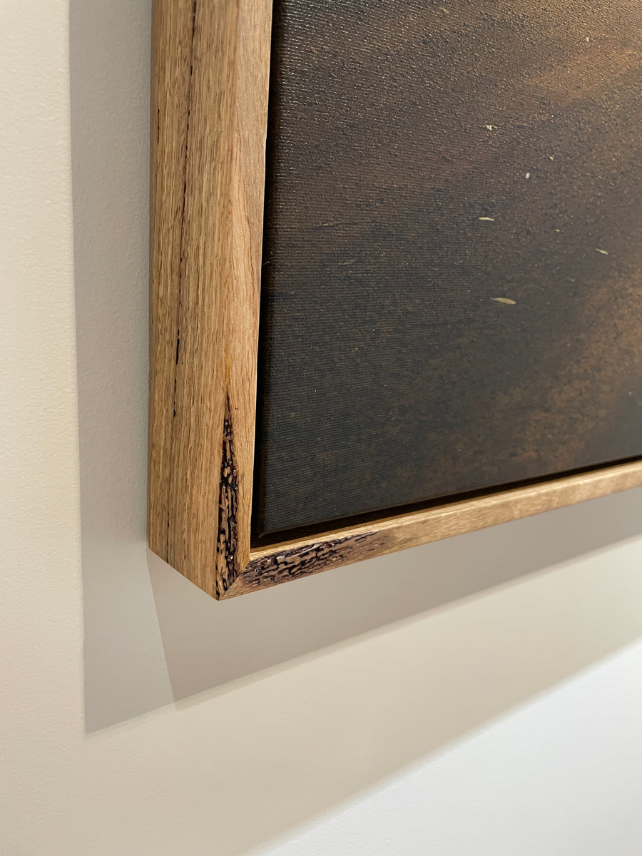 Karri Forest, 100x150cm  Stretched Canvas with handcrafted Feature Marri Timber Frame
