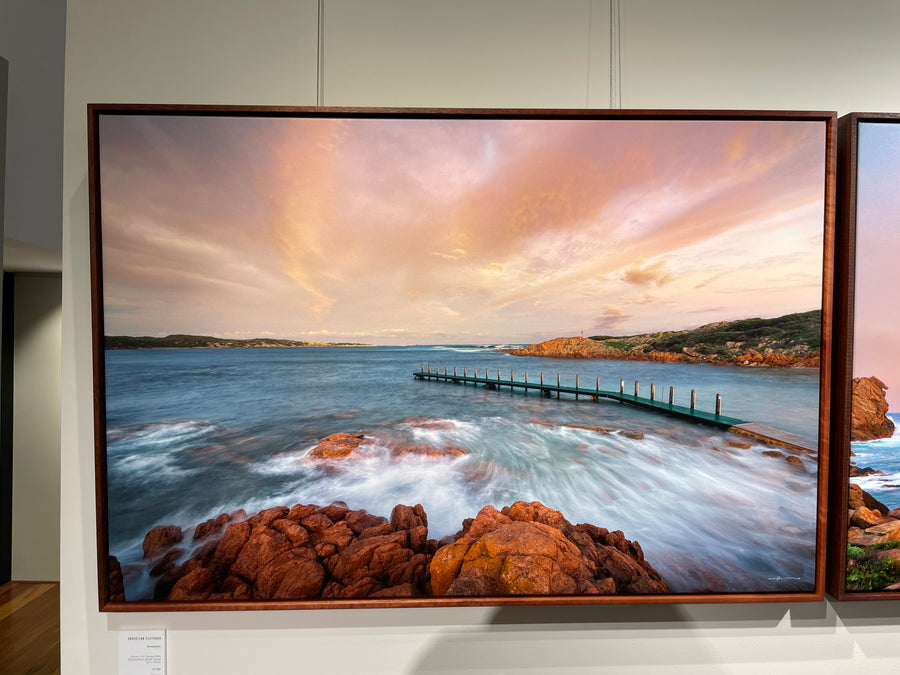 Gracetown 67x100cm Stretched Canvas with Handcrafted jarrah Frame