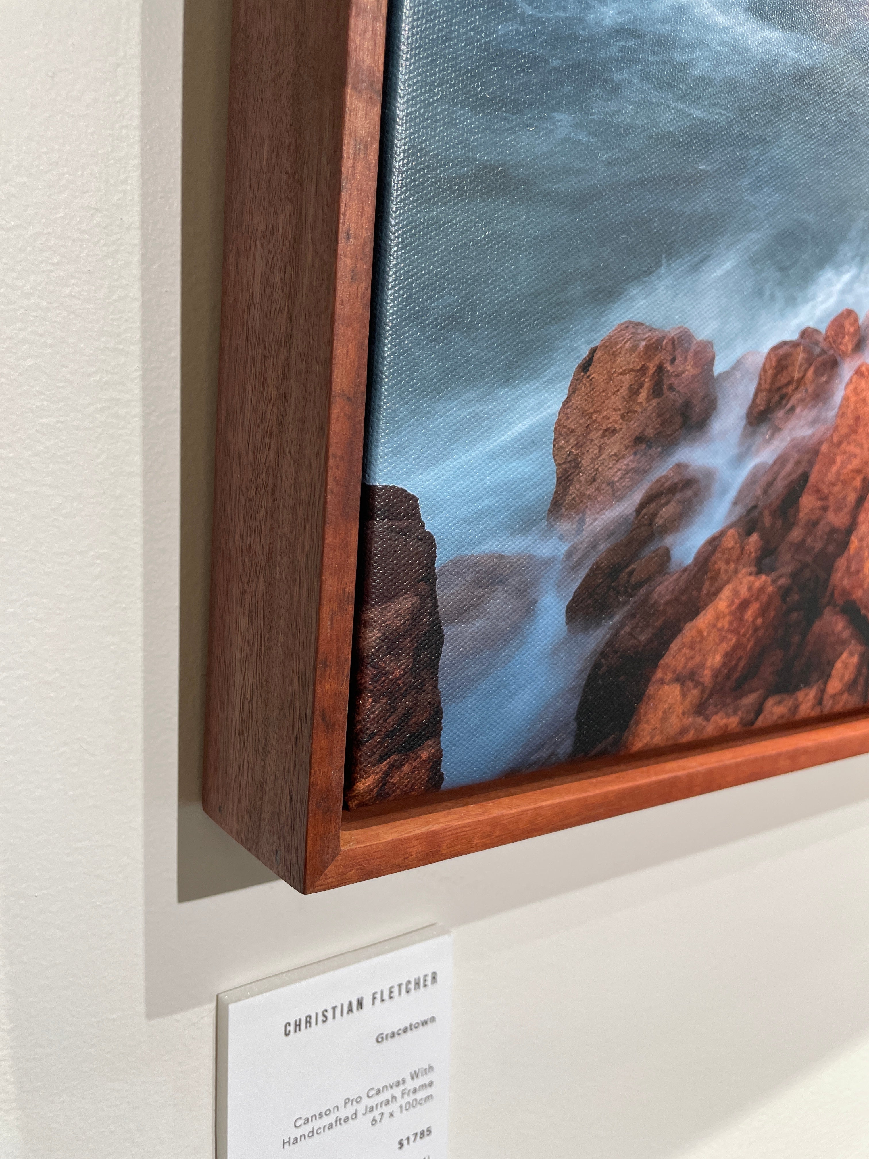 Gracetown 67x100cm Stretched Canvas with Handcrafted jarrah Frame