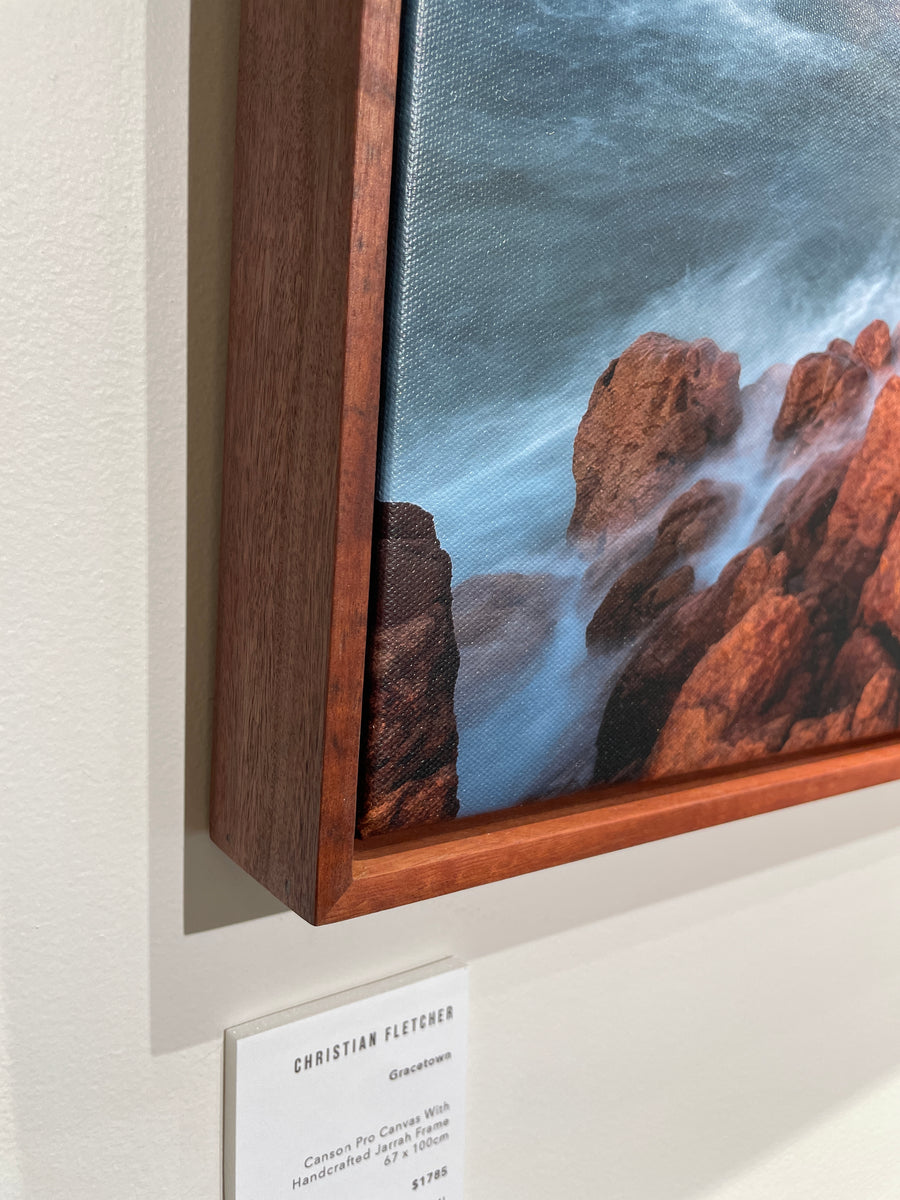 Gracetown 67x100cm Stretched Canvas with Handcrafted jarrah Frame