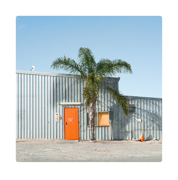 Jandacoot Airport, Perth Limited Edition - 69x69cm Framed in White