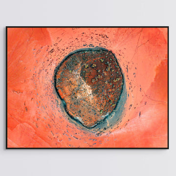 Lake Ballard Limited Edition 1/1 93x125cm Stretched canvas with Black Shadow Line Frame