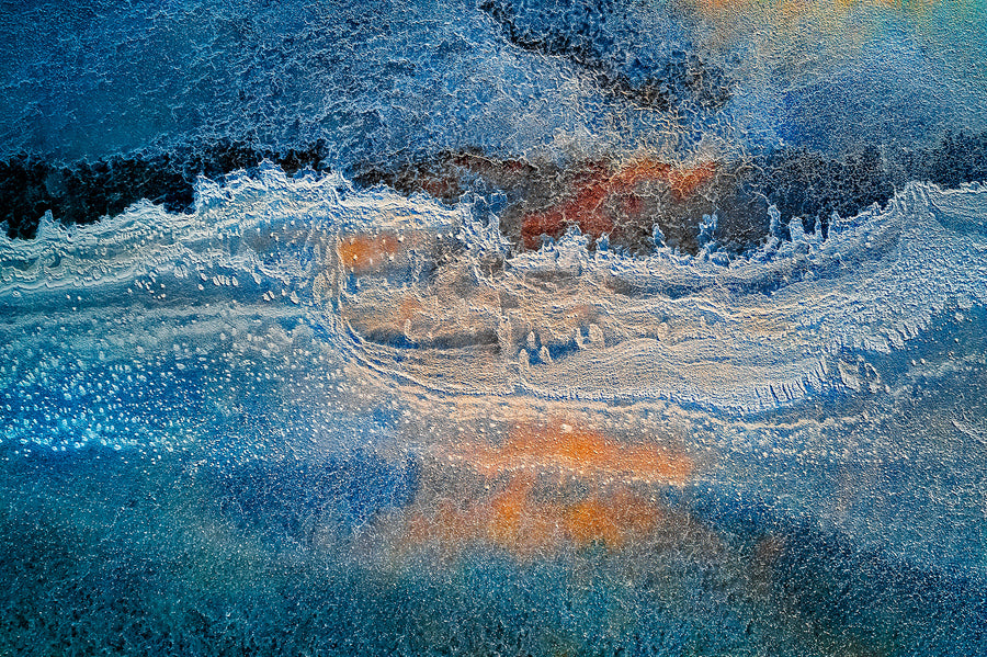 Salt Lake, Mid West -  Limited Edition 1/1 100x150cm Stretched Canvas with handmade ebonised Jarrah Shadow Line Frame