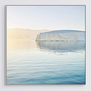 Antarctica Limited Edition 1/1  90x90cm Canvas Stretched With A White Shadow Line Frame