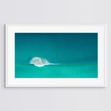 Boranup Beach 52x95cm framed in white with non-reflective glass