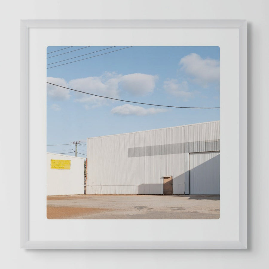 Wheatbelt, WA Limited Edition - 69x69cm Framed in White
