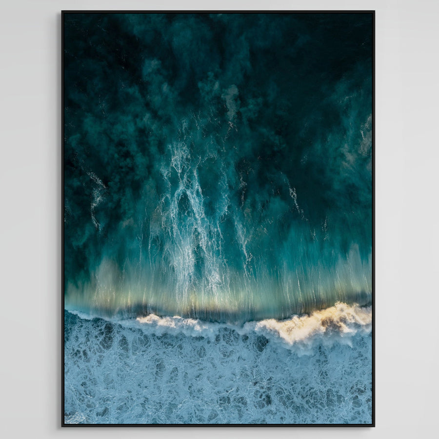Cape Naturaliste  Limited Edition 1/1 -  135x200cm Stretched Canvas with feature Marri Shadow Line Frame