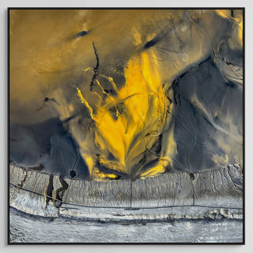 Capel - Limited Edition 135x135cm Stretched Canvas with black Shadow Line Frame
