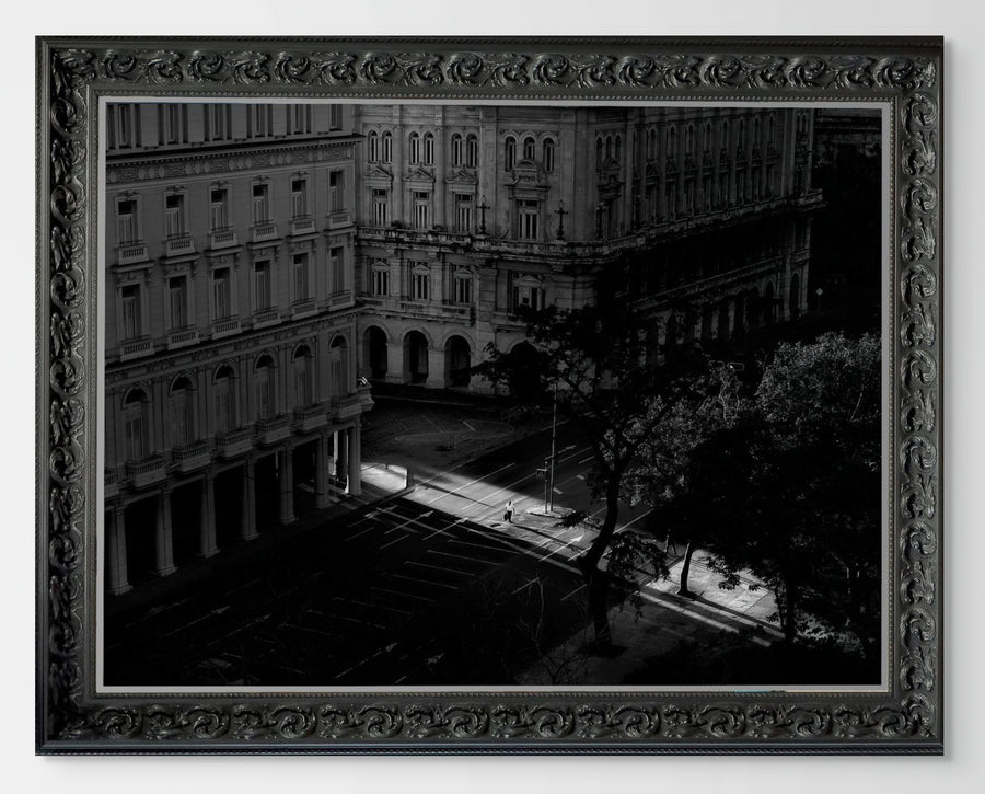 Havana, Cuba, LIMITED EDITION, 100x150CM STRETCHED CANVAS ORNATE BLACK SHADOW LINE FRAME
