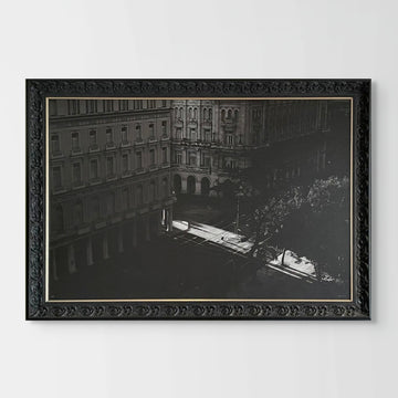 Havana, Cuba, LIMITED EDITION, 100x150CM STRETCHED CANVAS ORNATE BLACK SHADOW LINE FRAME