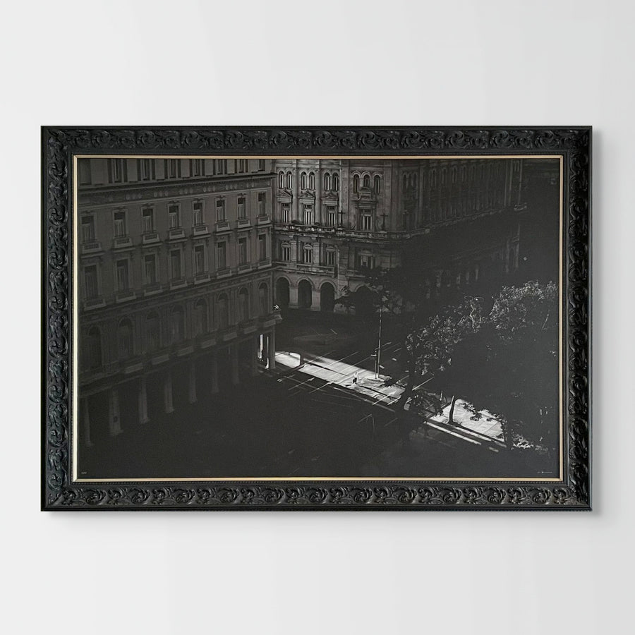 Havana, Cuba, LIMITED EDITION, 100x150CM STRETCHED CANVAS ORNATE BLACK SHADOW LINE FRAME