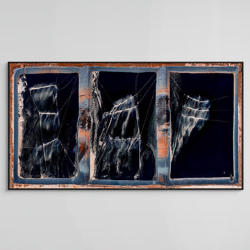 Tailings Pond, Dardanup Limited Edition 1/1 -  95x175cm Stretched Canvas with black Shadow Line Frame