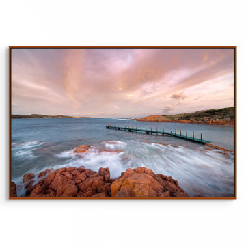 Gracetown 67x100cm Stretched Canvas with Handcrafted jarrah Frame