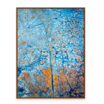 Busselton Wetlands 75x100cm Stretched Canvas With Hand Crafted Karri Shadow Line Frame