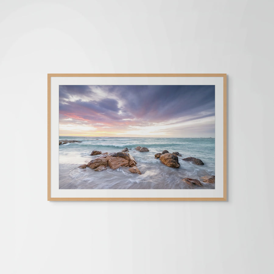 Geographe Bay, Old Dunsborough 33x50 cm Framed in Timber