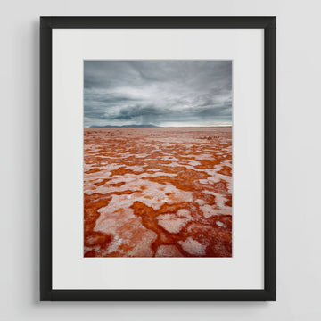 Salt Lake, Paynes Find  Artist Proof 1/1  34x46cm Framed in blackwith non-reflective glass