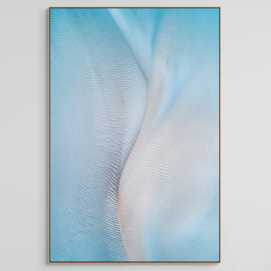 Sand Dunes limited edtion 100x150cm Stretched Canvas with Timber Shadow line Frame