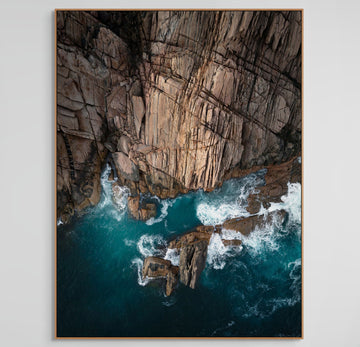 Sugarloaf Rock Limited Edition 1/1 -  90x120cm Stretched Canvas with feature Marri Shadow Line Frame