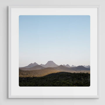 STIRLING RANGE NATIONAL PARK - LIMITED EDITION 69x69cm FRAMED IN WHITE WITH NON-REFLECTIVE GLASS