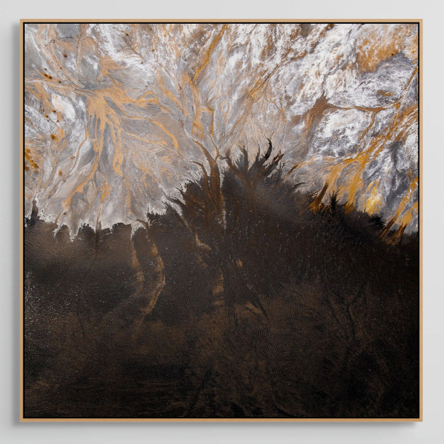 Capel Limited Edition 1/1 -  90x90cm Stretched Canvas with handcrafted Timber Frame