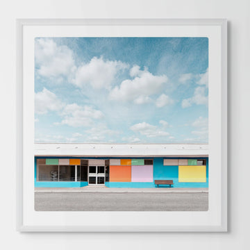 Wheatbelt, WA Limited Edition - 69x69cm Framed in White