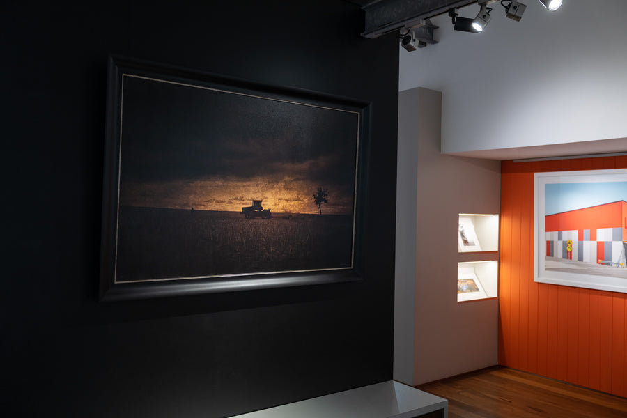 Narrogin tractor, Limited Edition 1/1, Framed 83 x 125cm Bellini Frame