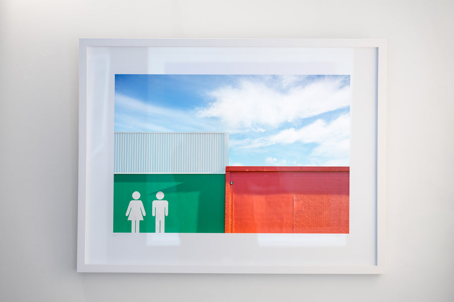 Urban people Limited Edition 40x60cm Framed in white