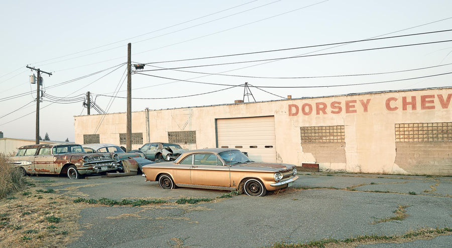 Old Car Yard, Idaho, USA, LTD | Christian Fletcher Photo Images | Landscape Photography Australia