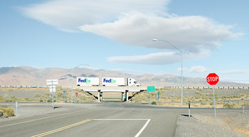 Fedex Truck, Nevada, USA, LTD | Christian Fletcher Photo Images | Landscape Photography Australia