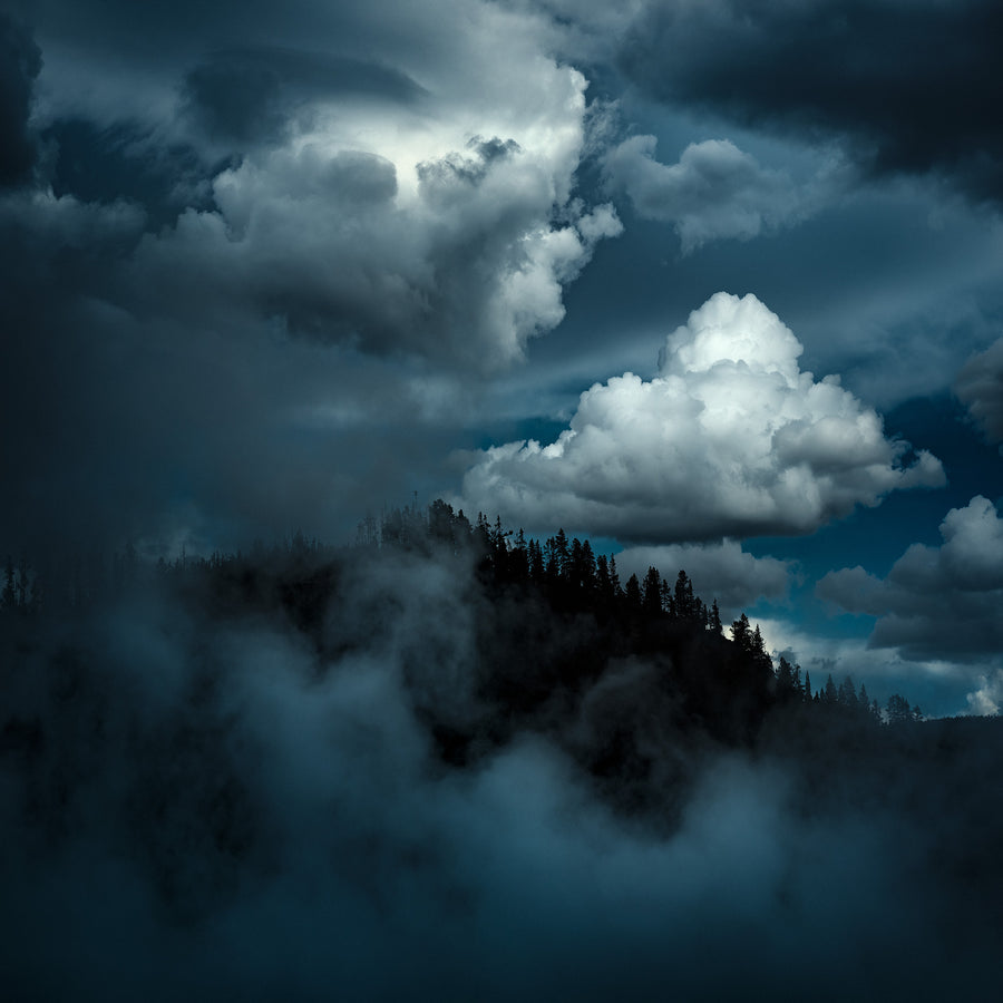 Yellowstone National Park, USA, Limited Edition 1/1, Framed 135cm x 135cm