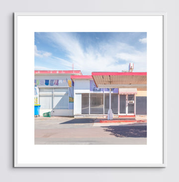 Katanning, Dry Cleaners, Limited Edition 1/1, 50x50cm FRAMED in white