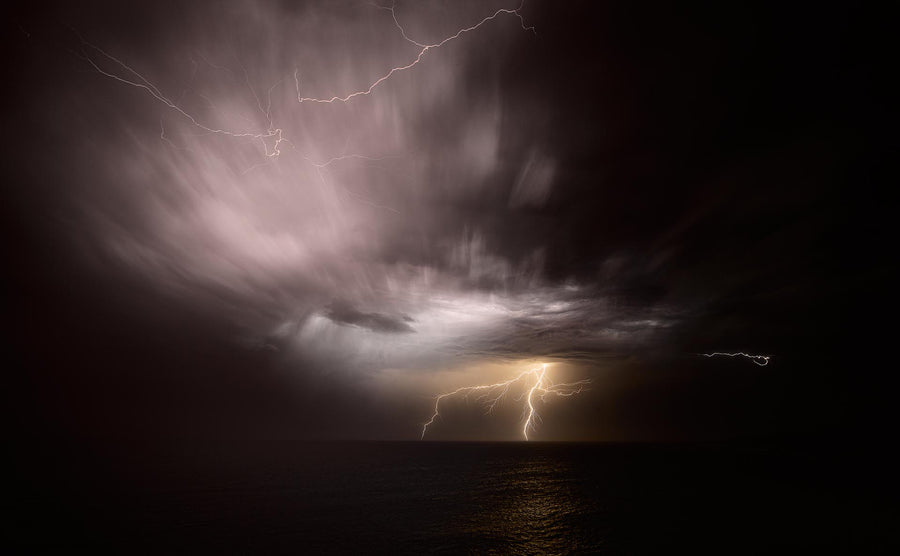 Lightning, Cape Naturaliste, Western Australia - Christian Fletcher Gallery