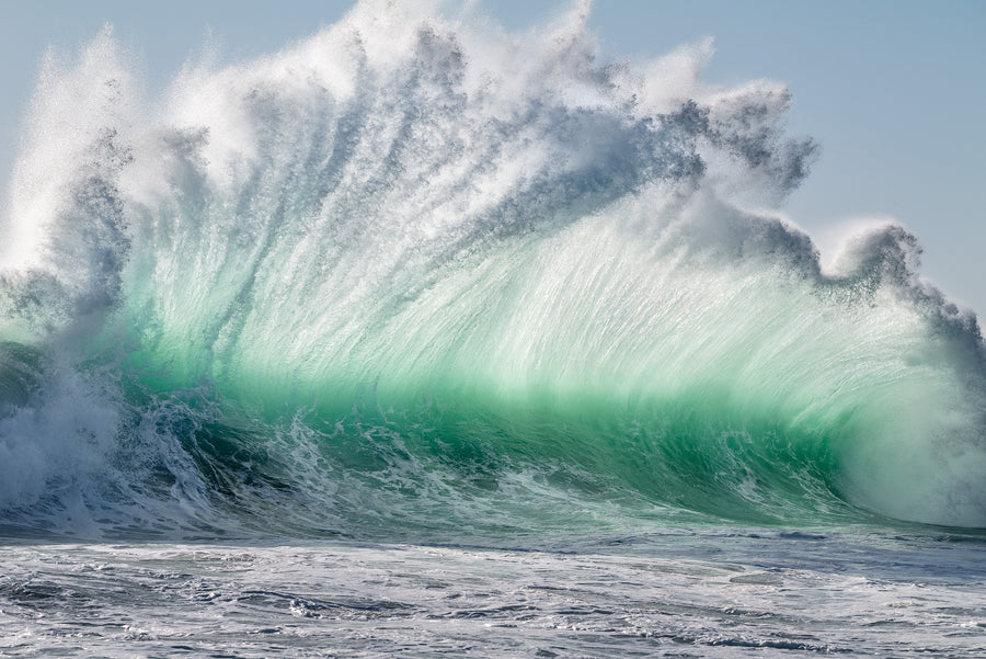 A huge wave at Prevelly in the Margaret River region, Western Australia.  The swell and surf of the Indian Ocean is beautiful and wild.