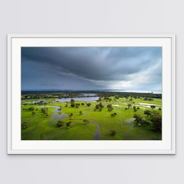 QUINDALUP 61x100cm Framed in white
