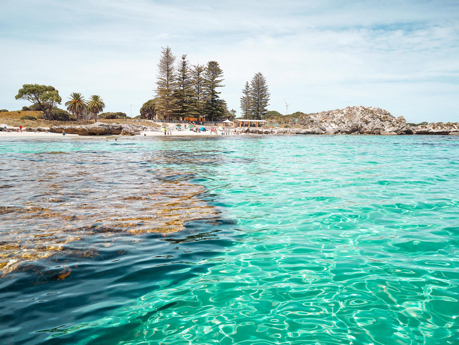 The Basin, Rottnest - LIMITED EDITION 113x150cm Stretched Canvas with white Shadow line Frame