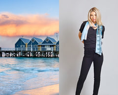 Scarf Silk - Busselton Jetty,  South Western Australia | Christian Fletcher Photo Images | Landscape Photography Australia